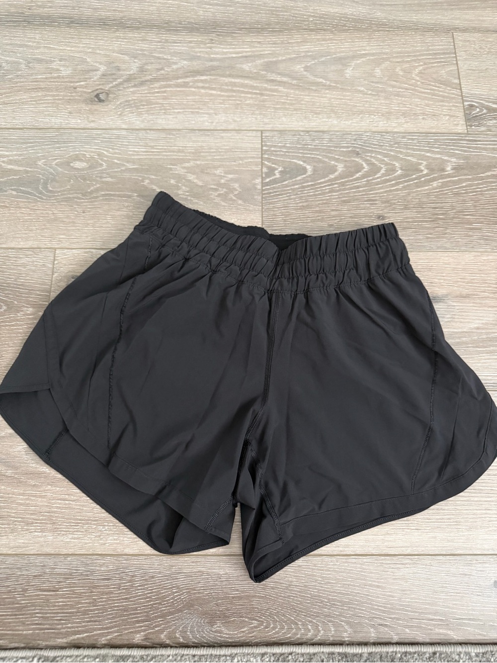 Lululemon Track That Mid-Rise 5-inch" shorts